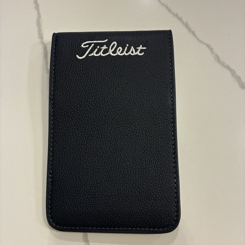 Titleist leather yardage book - titleist,